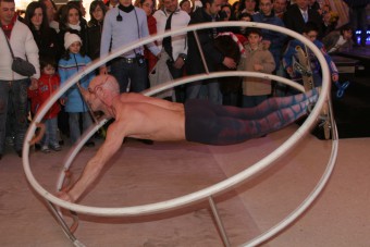 Inauguration of a shopping mall in Italy