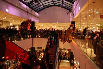 Inauguration of a shopping mall in Lille, France