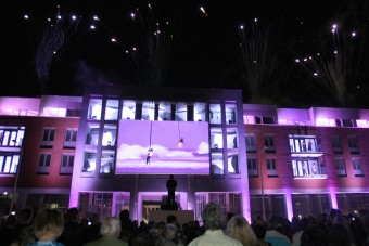 Inauguration of a shopping mall in the Netherlands