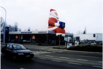 Pères Noël gonflables